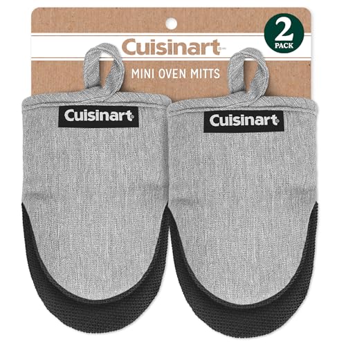 Cuisinart Mini Oven Mitts – 5.5” x 7” Heat-Resistant Kitchen Mitt...