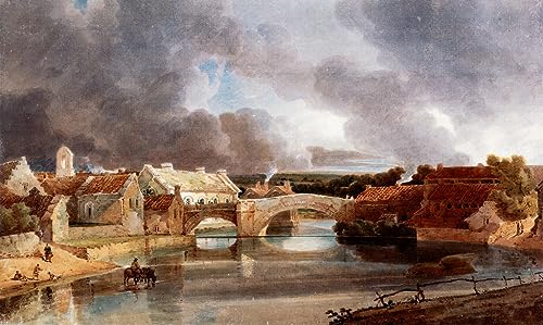 Lienzo de Morpeth Bridge de Girtin de 60x90cm para renovar la pared del dormitorio