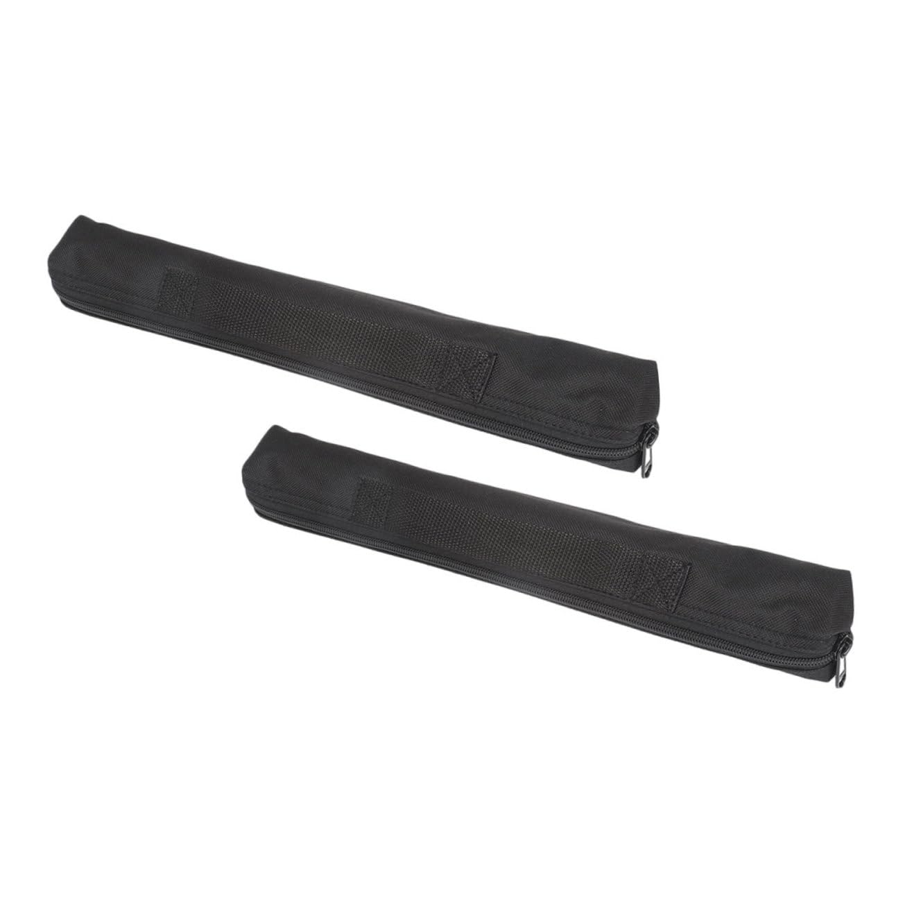 Vaguelly 2Pcs Mini Oxford Fabric Clarinet Saxophone Storage Bags Music Instrument Pouches Durable Zipper Design for Easy Use Black Color with Feature