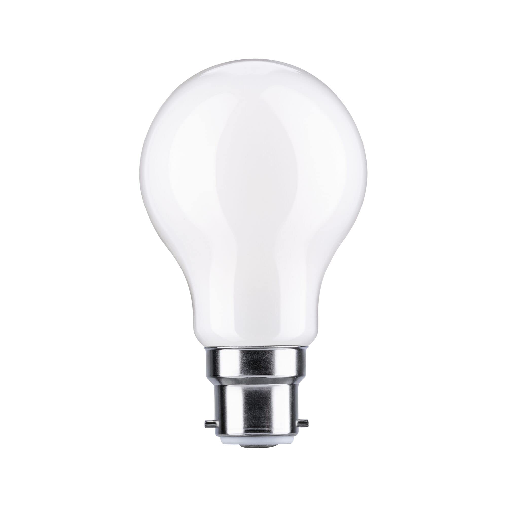Paulmann 28892 LED Lampe Birne B22d, 9 W, 1055 lm, Opal, 2700 K