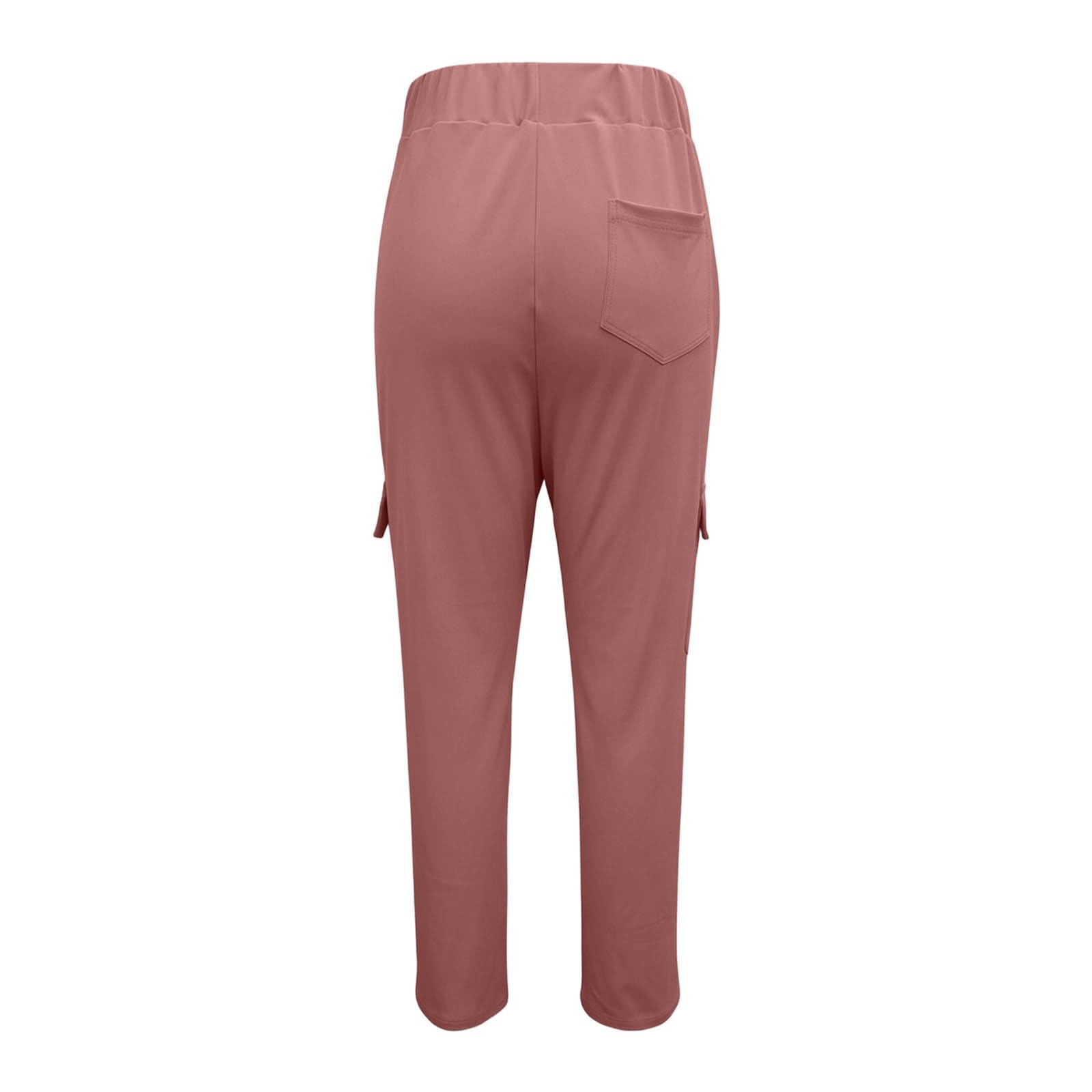 Damen Leggings mit Bund und Taschen für Workouts, Po-Lifting-Effekt, Nahtlose Passform für Fitnessstudio, Laufen und Sport
