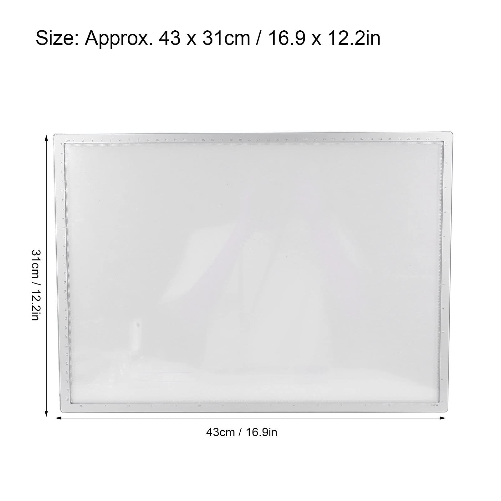Luocute Scatola Luminosa Pubblicitaria, Tabellone per Poster Retroilluminato a LED Ultra Sottile con Supporto in Metallo, per la Decorazione del Negozio di Barbiere del Parrucchiere
