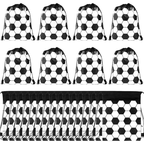 All Sport Drawstring Bags, Soccer Goodie Bags, 24 Pcs Drawstring Favor Supplies Party Themed Gifts For Sports