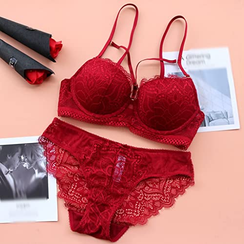 Soutien-gorge push up petites poitrines : la solution galbante amovible en dentelle rouge