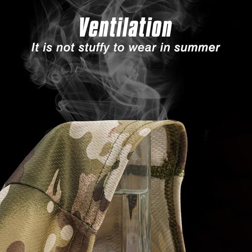 Image of Neck Gaiter Face Mask, Sun Cooling Dust Camouflage Face Shield, Reusable Washable Bandana