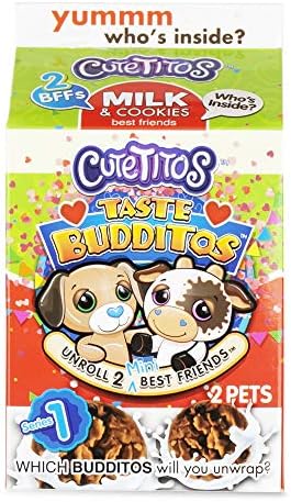 Basic Fun! 39228 Cutetitos-Taste Budditos-Cereal & Milk Series 2, Multicolor