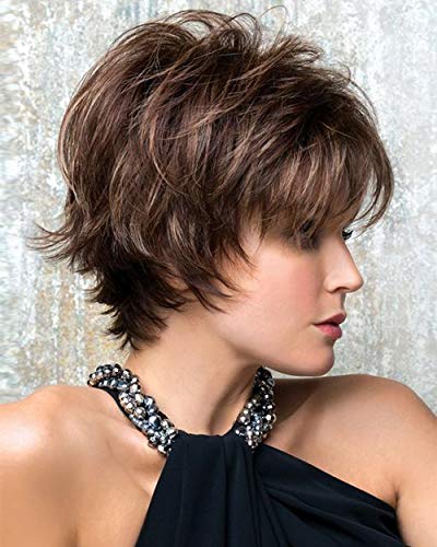 Coco Synthetic Wig by Rene of Paris in Copper Glaze, Cap Size: Average, Length: Short