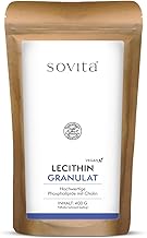 Sovita Lecithin Granules with High Quality Phospholipids with Choline Vegan Soy Supplement 400g