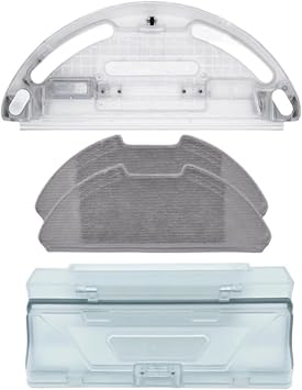 Water Tank, Dust Box, Mop Cloth, Compatible With Xiaomi Mi Robot Vacuum-Mop 2 Lite, 2 Pro, MJST1S, MJST1SHW, BHR5044EUSet 17