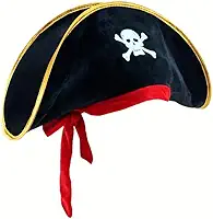 Chapéu Pirata Fantasia Halloween Carnaval Festa Cosplay