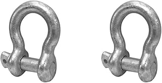 MH GLOBAL Drop Forged 665 Lbs D Ring Bow Rigging 2PC 3/16