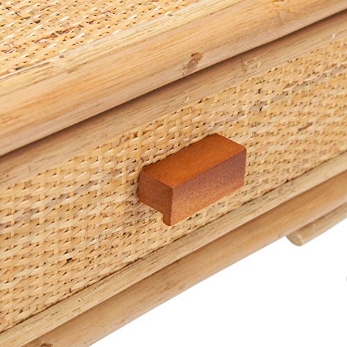 Safavieh Home Bea Coastal Natural 1-drawer 1-shelf Nightstand - Image 13