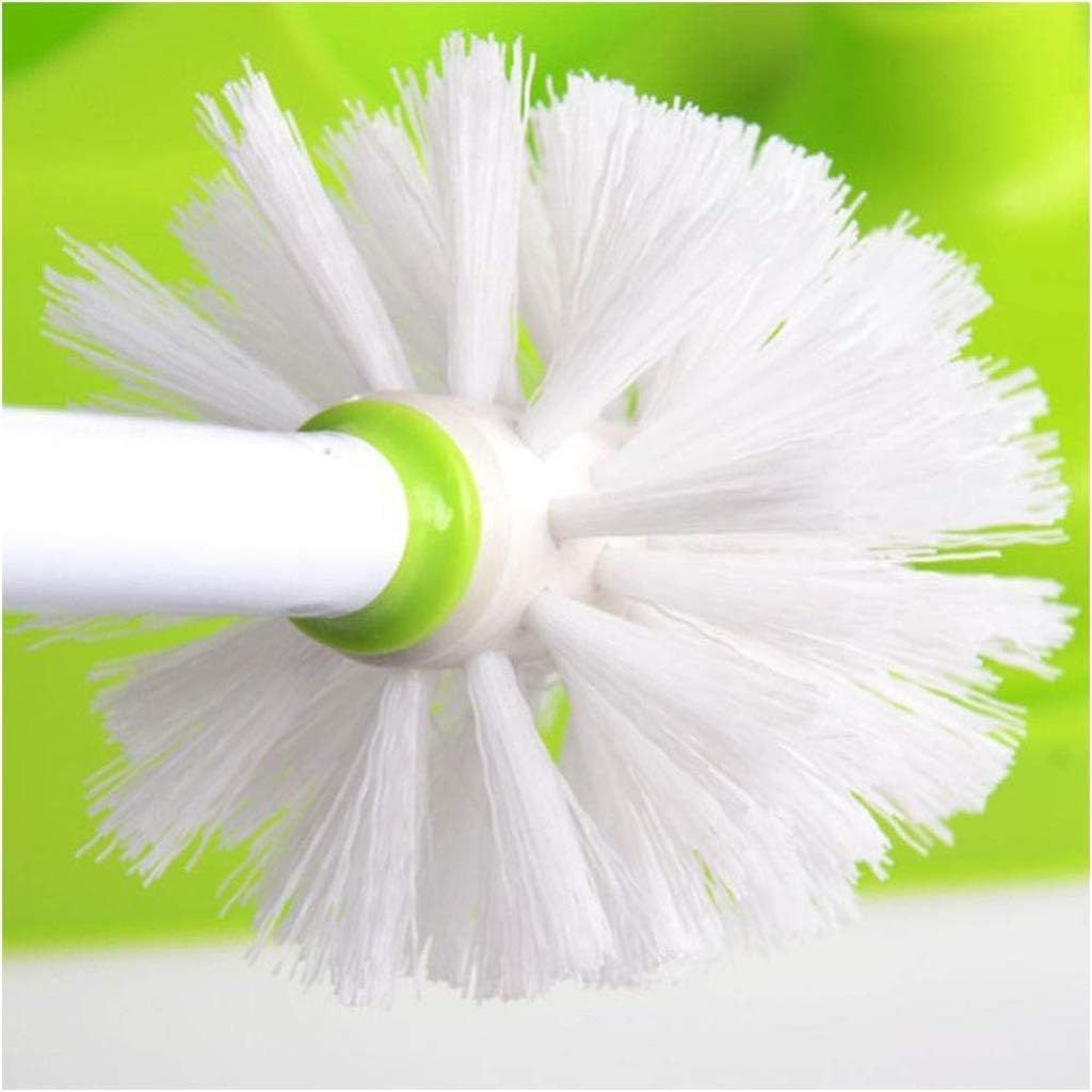 Compact Toilet Brush and Holder, No Dead Angle Automatic Air Drying, for Bathroom