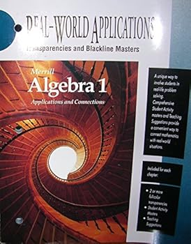 Unknown Binding Merrill Algebra 1 (Real-World Applications: Transparencies and Blackline Masters) Book