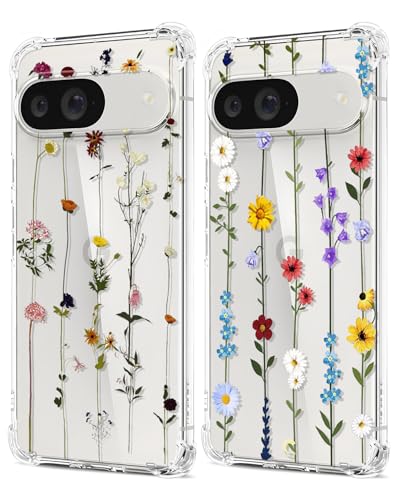 Coque Pixel 9 motif floral sauvage pour vos sorties quotidiennes
