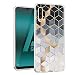 Produktbild Yoedge Samsung Galaxy A50 Hülle, TPU Silikon Transparent Schutzhülle Handyhülle mit Muster Motiv Case Ultradünn Stoßfest 360 Bumper Weiche Cover für Samsung Galaxy A30S-6,4", Geometrisch