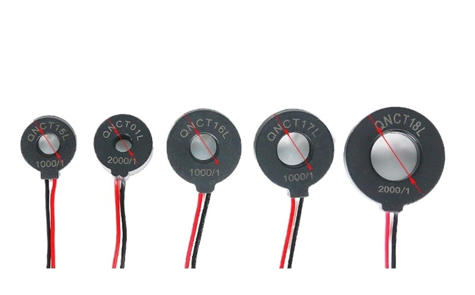 Sensor de corriente alterna Zmct102 de 5 A y precisión QNPT01 para medición estable de 2 mA 6