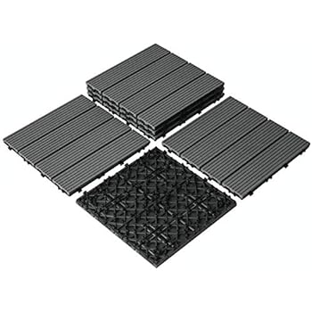 outdoor interlocking tiles patio deck ikea flooring decking plastic composite x12 resistant pcs indoor wood water gray dark westminster sq