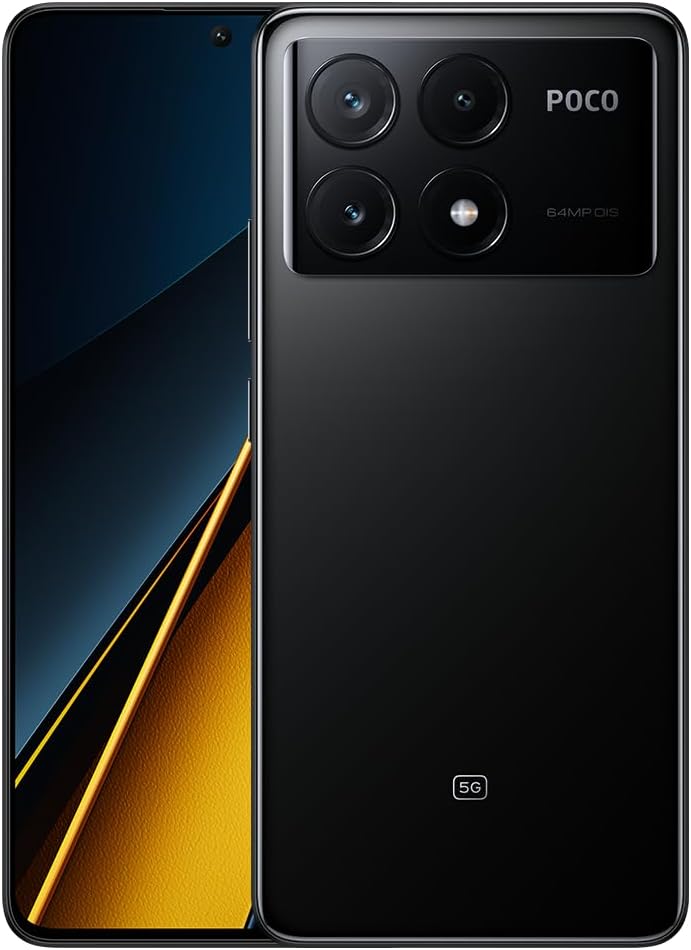 Xiaomi POCO X6 PRO 12 GB + 512 GB Global Version Japanese Compatible SIM Free Smartphone, 6.67 Inch, 5,000 mAh, Large Capacity Battery, 67W Rapid Charging, 64 Megapixel Triple Camera, Dimensity