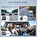 3 Channel Dash Cam Front and Rear Inside, 1080p 4 Inches 170° Wide Angle Dashcam, Dash Camera for Cars with 32GB Card, Super Night Vision, G-Sensor, Motion Detection, Parking Mode, Loop Recording
