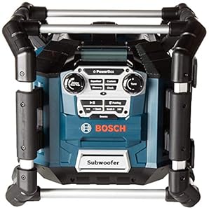 BLUETOOTH: The Bosch PB360C Jobsite Radio features Bluetooth connectivity to pair with smart devices, stream internet radio and stored music with range of up to 150-feet, giving you more jobsite freedom STEREO SOUND: Includes Four-way speakers and a ...