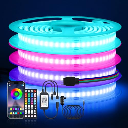 KISUFU 12V COB RGB Tira LED Strip IP68