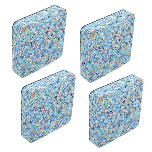 Abaodam 4Pcs Drum Mute Pads Shock Absorbing Drum Cymbal Mat for Quiet Practice Durable and Flexible Drum Dampeners for Home Drumming and Volume Control