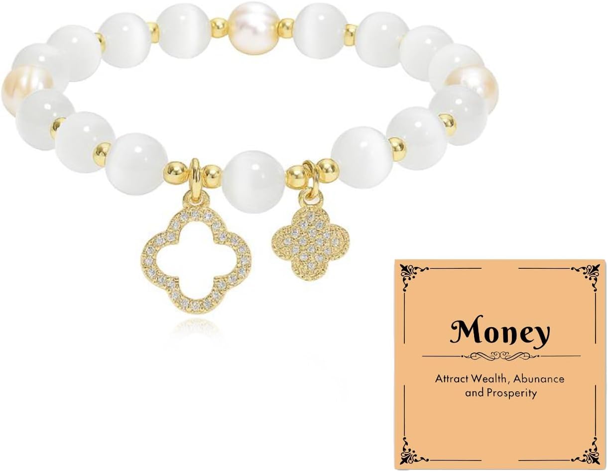 Roe Dolph Money Bracelets for Women Wealth Attraction Green Crystal Bamboo Jade Bracelet Lucky Charms Spiritual Birthday Valentines Day Gifts