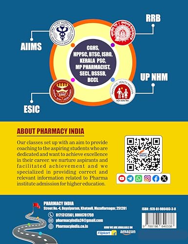 Image of Pharmacist Punch Subject wise and Topic Wise Theory Book (Fully Coloured Book for Pharmacist Competitive Exams) (Paperback, Pharmacy India)