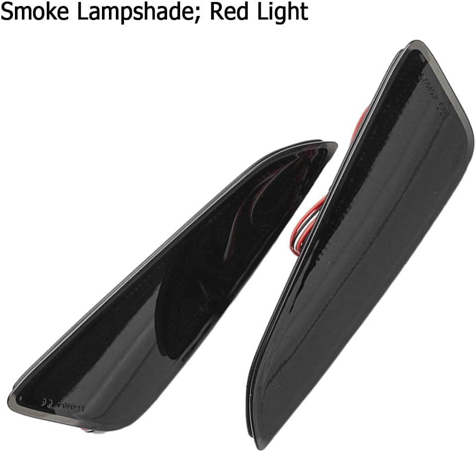 Riloer LED Rear Bumper Tail Reflector Fog Light, LED Rear Bumper Light, LED Tail Reflector Light, Rear Bumper Brake Lamp, Compatible with Toyota C-HR 2017-Up, 81910F4010, 81920F4010 - Red Lens