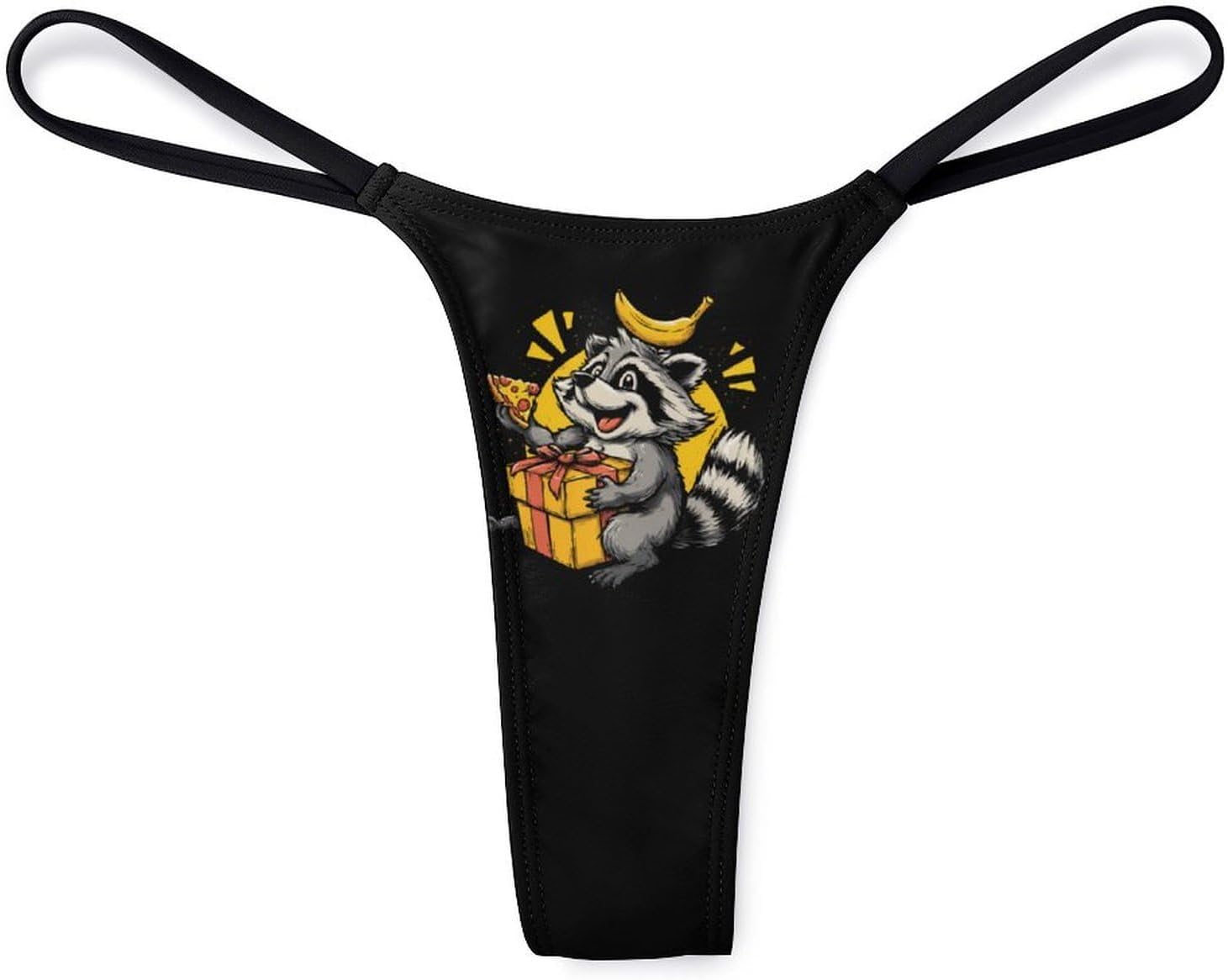 Trash Pandas Thongs for Women Underwear G-String Panties | Breathable,Low Rise Panties,T-back,Sexy,Briefs,No Show Thongs