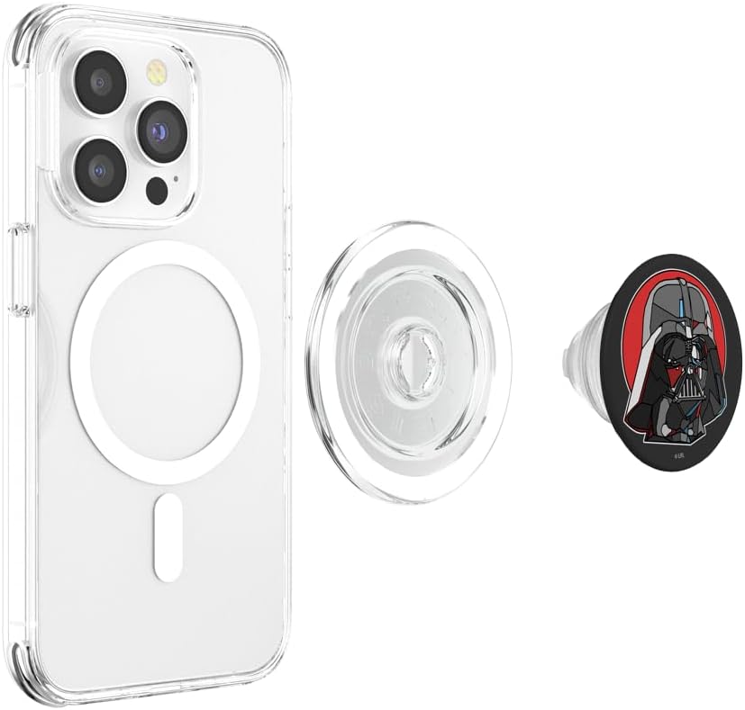 Star Wars Darth Vader Stained Glass Helmet PopSockets MagSafe PopGrip for iPhone