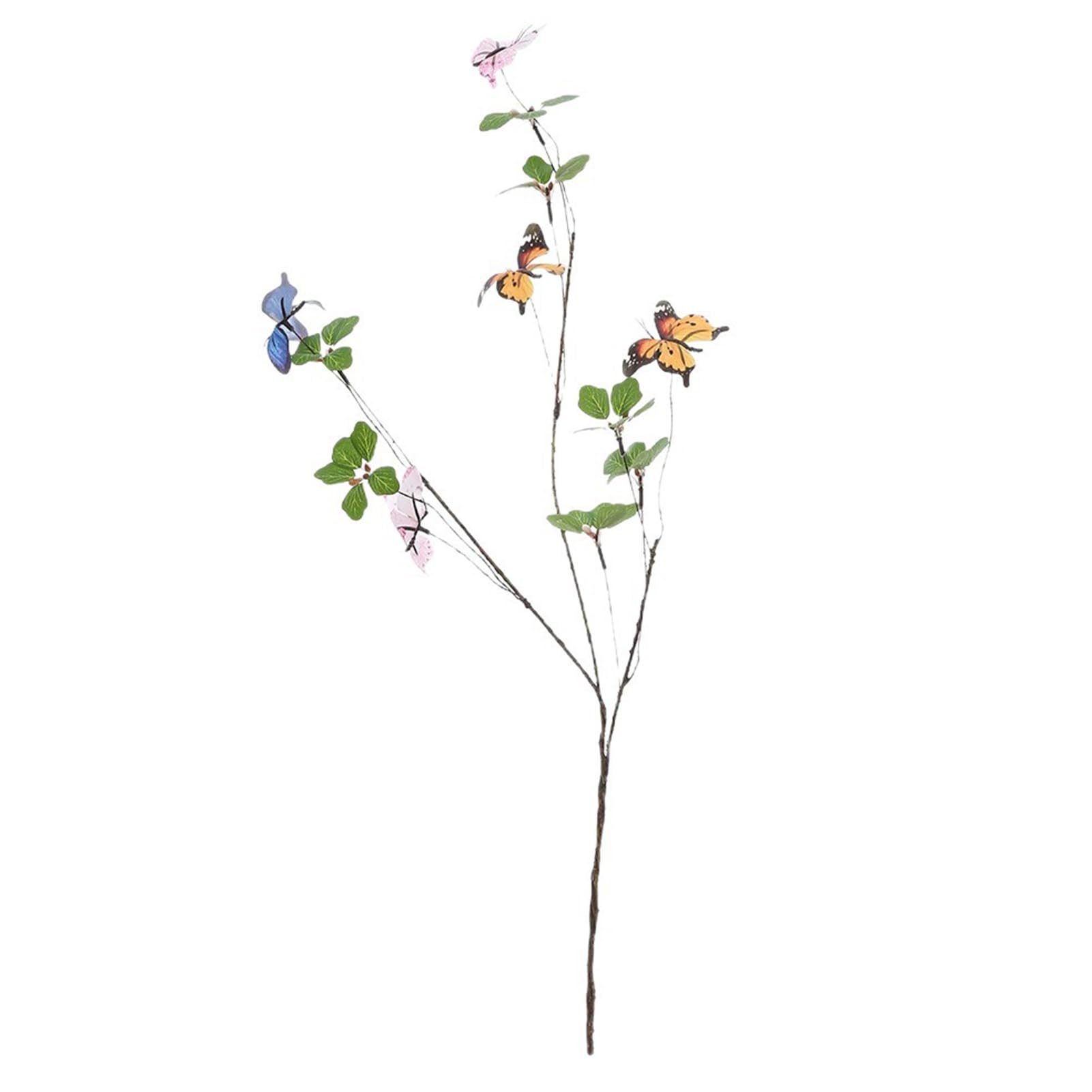 matumou Artificial Branches Simulation Greenery Stems with Leaves Fake Floral Arrangement for Vase Filling Home Office Party