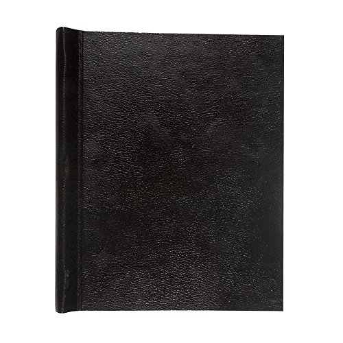 Roaring Spring Thesis Springback Leatherette Binder, 1" Capacity, 11" x 8.5", Black