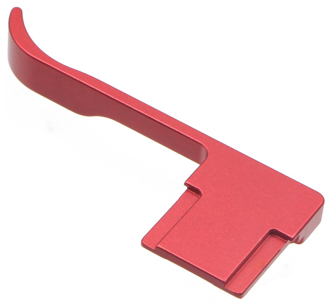 HITHUT Thumb Grip Metal Hot Shoe Grip for Sony Alpha A6000 A6300 A6400 A6500 Camera Red