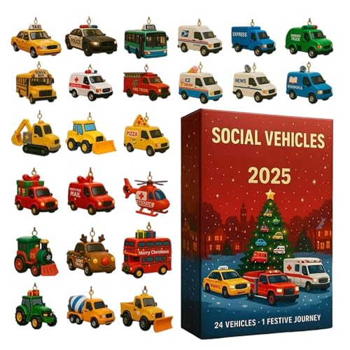 Adventskalender 'Zurück zu Weihnachten' - 2D Acryl Weihnachten...