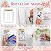 Wxiben UV DTF Cup Wrap - 10 Sheets Super Mom UV DTF Cup Wraps for 16 OZ Pink Mama UVDTF Wraps Flower Best Mom Ever Waterproof UVDTF Stickers for Glass Mother's Day Gifts
