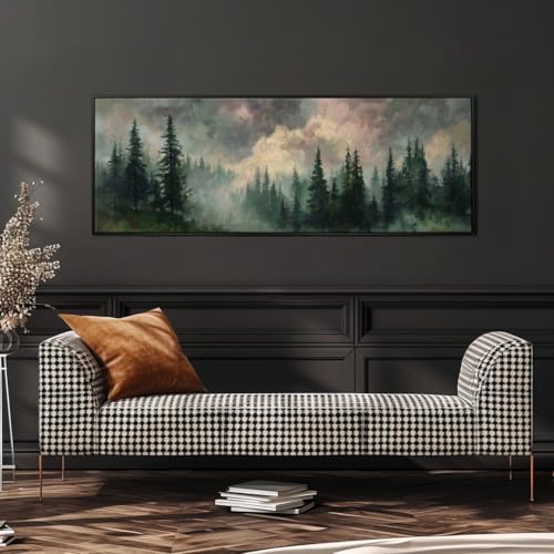 Tableau de forêt panoramique pour habiller un grand mur vide - 3