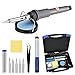 Produktbild Lötkolben Set, TOPELEK 9-in-1 Lötset 60W Lötstation Regelbar (220-480°C, 5 Lötspitzen, Entlötpumpe, Lötkolbenständer), Feinlötkolben Soldering Iron Kit für Elektrotechnik Reparaturen Profi Hobbybastle