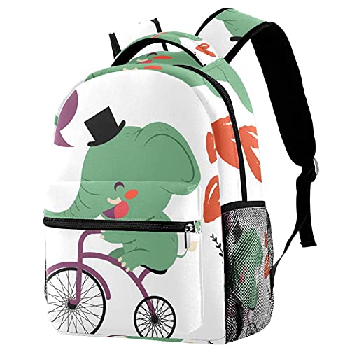 Sac à dos de voyage enfant motif éléphant pour les sorties scolaires