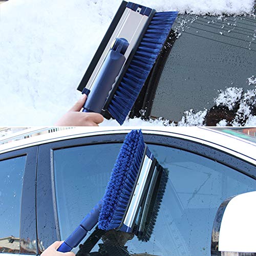 YEAHPY Extendable 4-in-1 Snow Removal Kit, Detachable Designed with Snow Shovel, Ice Scraper, Snow Brush and Squeegee for Cars Trucks Portable Emergency Snow Shovel Set - Thumbnail 2
