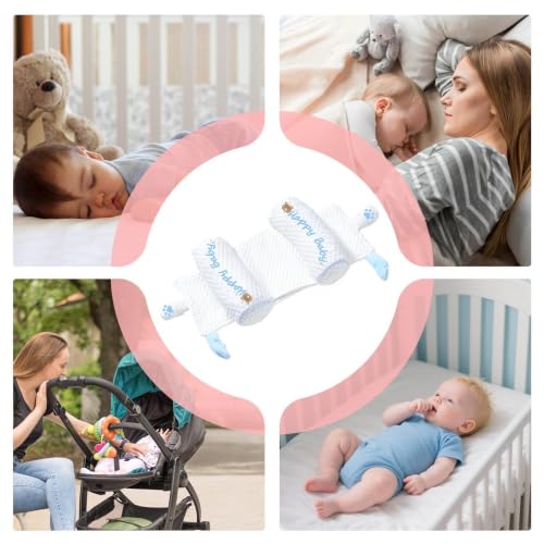 Almohada de cabeza plana para niños ideal para viajes en coche y avión 6