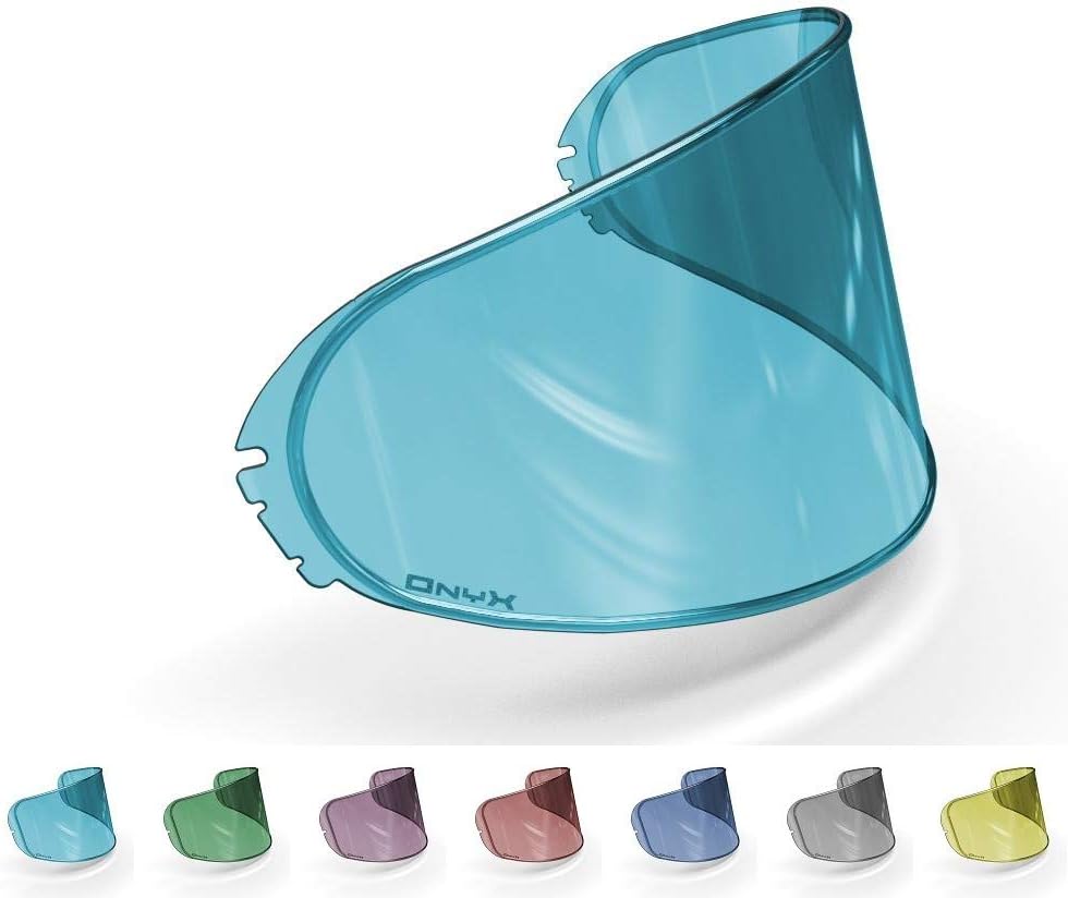 OnyxLenses Polarized Visor Insert for Astone | RT 1000 UNI/Hi-Vis Ice Blue