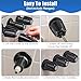 Enhon 3 Handle Shower Faucet Set Compatible with Pfister Verve Bath Tub Tool, Shower Knob and Bathtub Faucet Fits 1/2'', 3/4'' IPS Connection With 4 in 1 Spout Adapter Assembly Tool(Matte Black)
