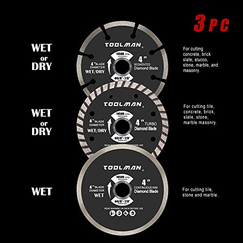 Toolman Premium Circular Saw Blade Universal Fit 4" For wood and Plastic cutting STH019