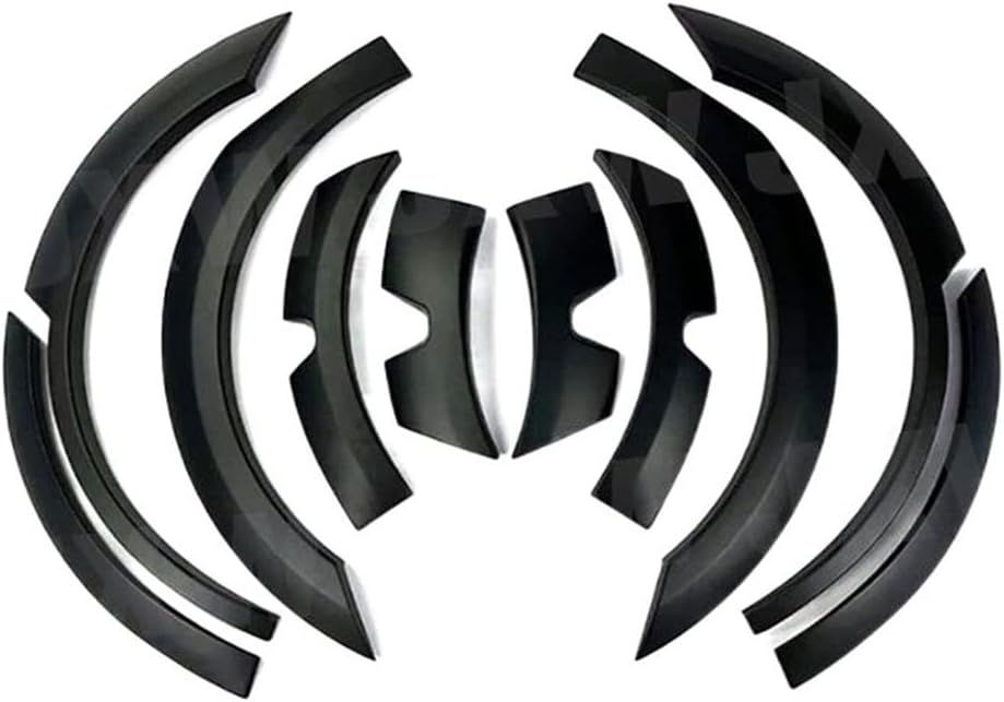 Car Fender Flares Wide Body Wheel Eyebrow Compatible with Tesla Model Y 2021+ ABS Wide Body Wheel Arches Car Accessories(ABS Matte Black)