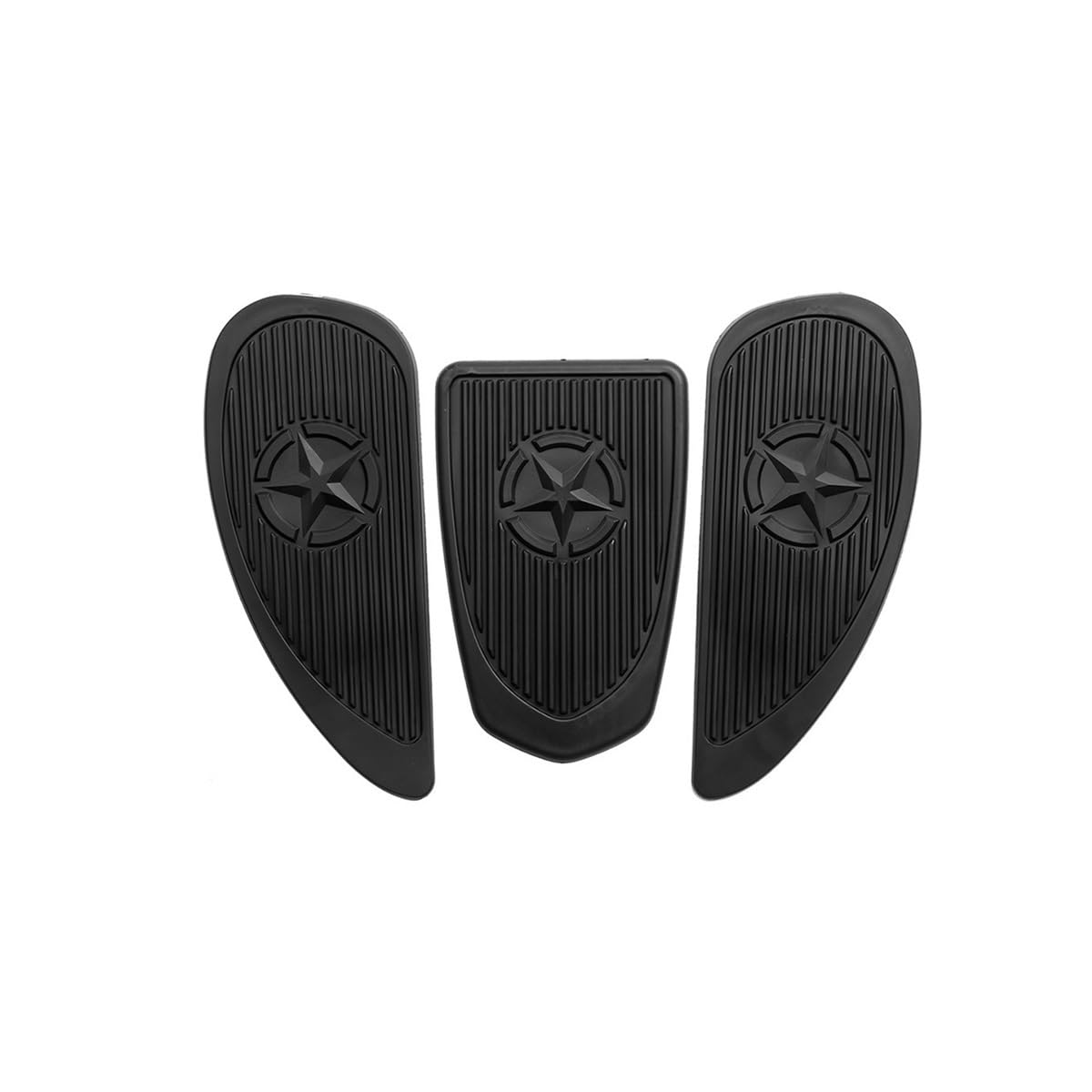 Autocollant protecteur moto pour réservoir de carburant avec genouillère latérale grip
