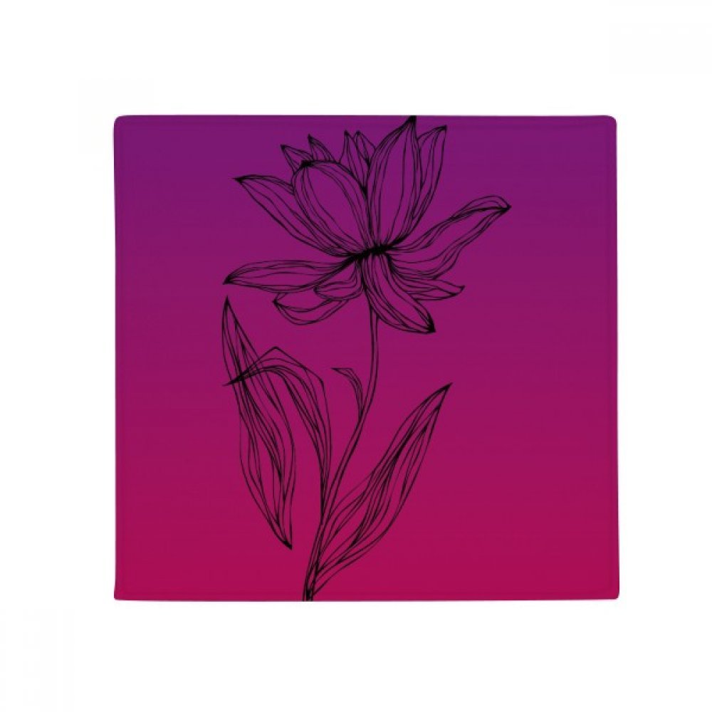 Fleur de lotus tapis déco 80cm cadeau idéal pour entrée et cuisine