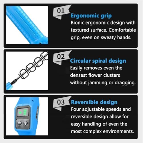 Handheld Electric Pruning Shears Adjustable Speed Fruit Tree Cutter for Efficient Bud & Flower Trimming, Lightweight and Ergonomic Design for Easy Use