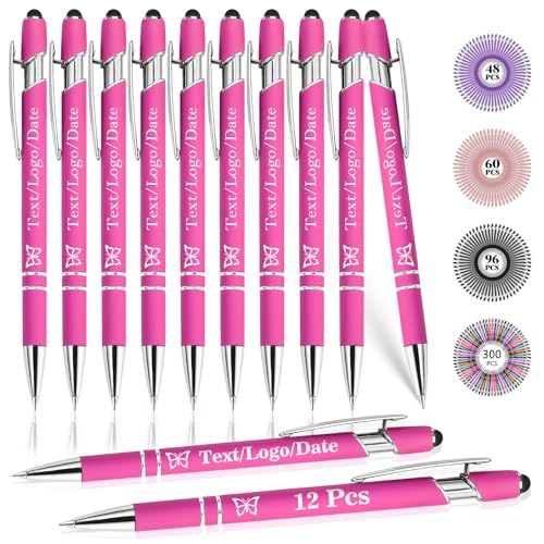 BolíGrafos Personalizados con Nombre BolíGrafos de Tinta Negra Personalizados a Granel Con LáPiz óPtico BolíGrafos Grabados con Logotipo BolíGrafo de Punta Media de Escritura Suave Para Negocios